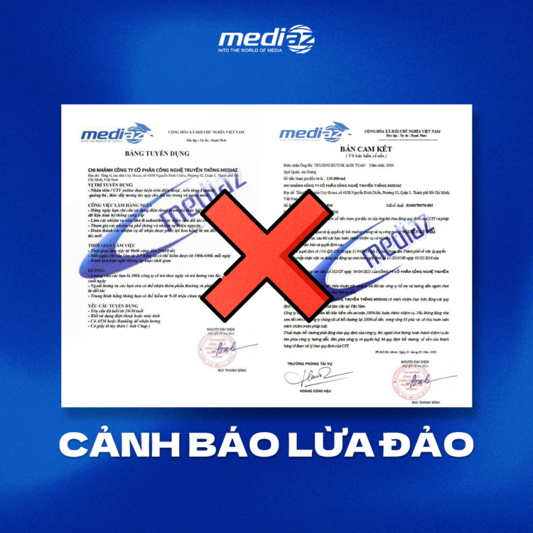 Photo MEDIAZ CẢNH BÁO THÔNG TIN TUYỂN DỤNG GIẢ MẠO 2